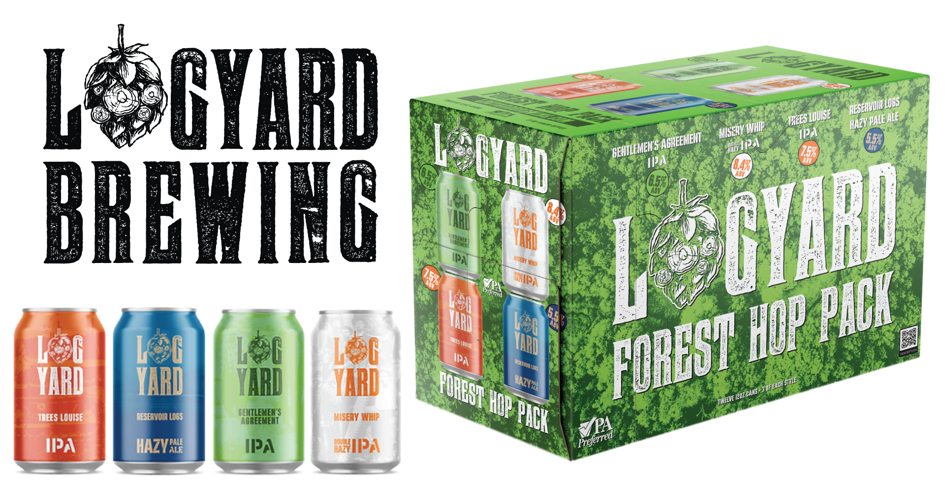 Logyard Logyard Brewing – Forrest Hop Variety Pack Sampling